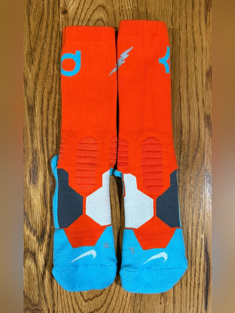 KD Nike socks, size Medium